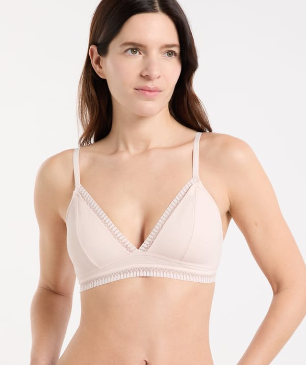 HAPPILY - Triangle sans armatures, pads amovibles en coton biologique