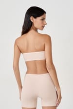 Soutien-gorge bandeau sans armatures en coton biologique extensible - Miniature 2