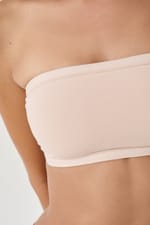 Soutien-gorge bandeau sans armatures en coton biologique extensible - Miniature 5