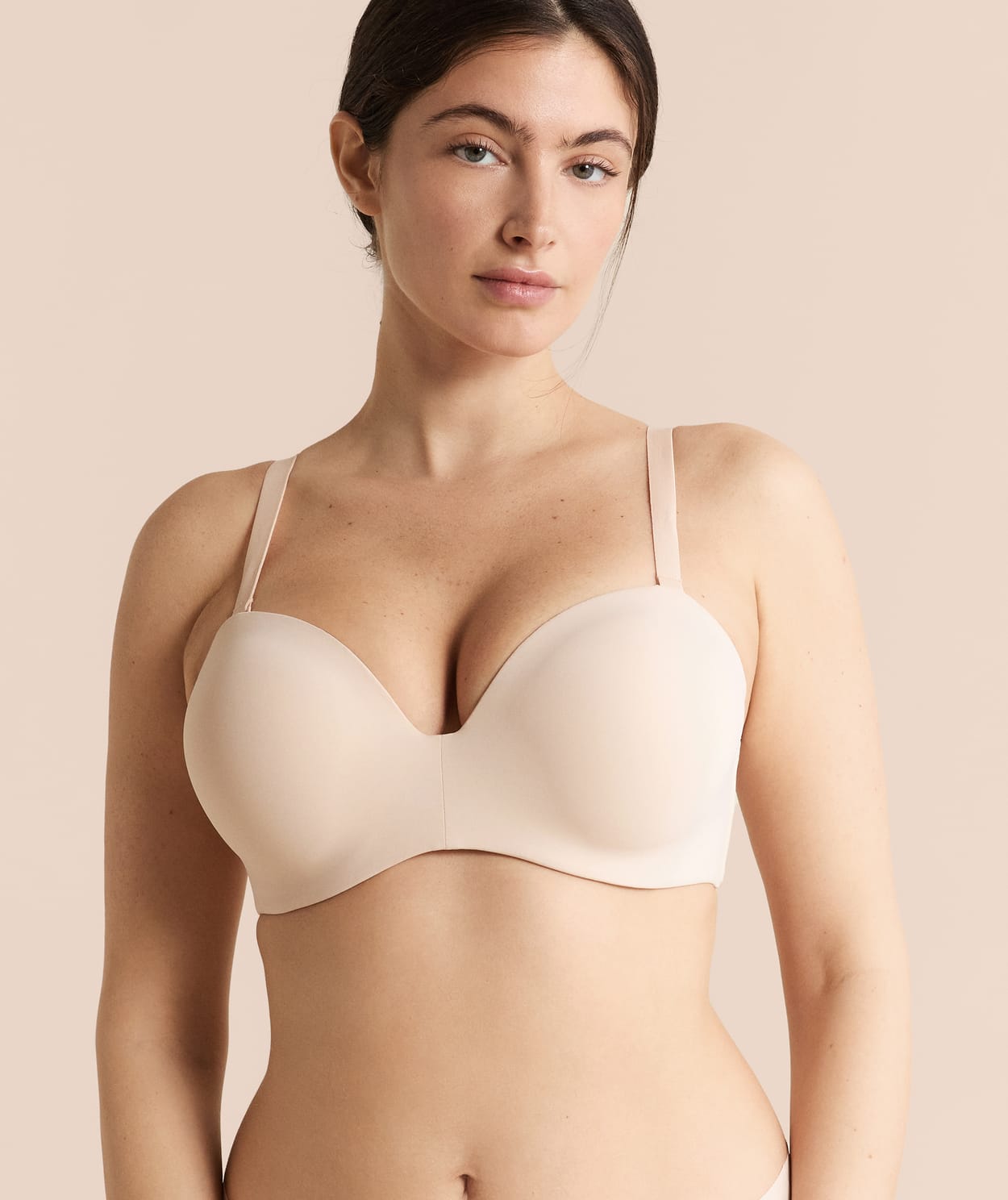 Bandeau coques fines bretelles amovibles, bonnet C-E - Image 3