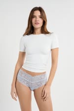 Hipster V-shape en dentelle - Miniature 3