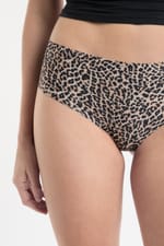 Hipster en microfibre sans couture à motifs leopard - Miniature 5