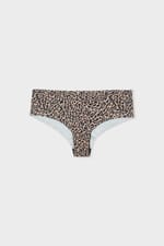 Hipster en microfibre sans couture à motifs leopard - Miniature 6