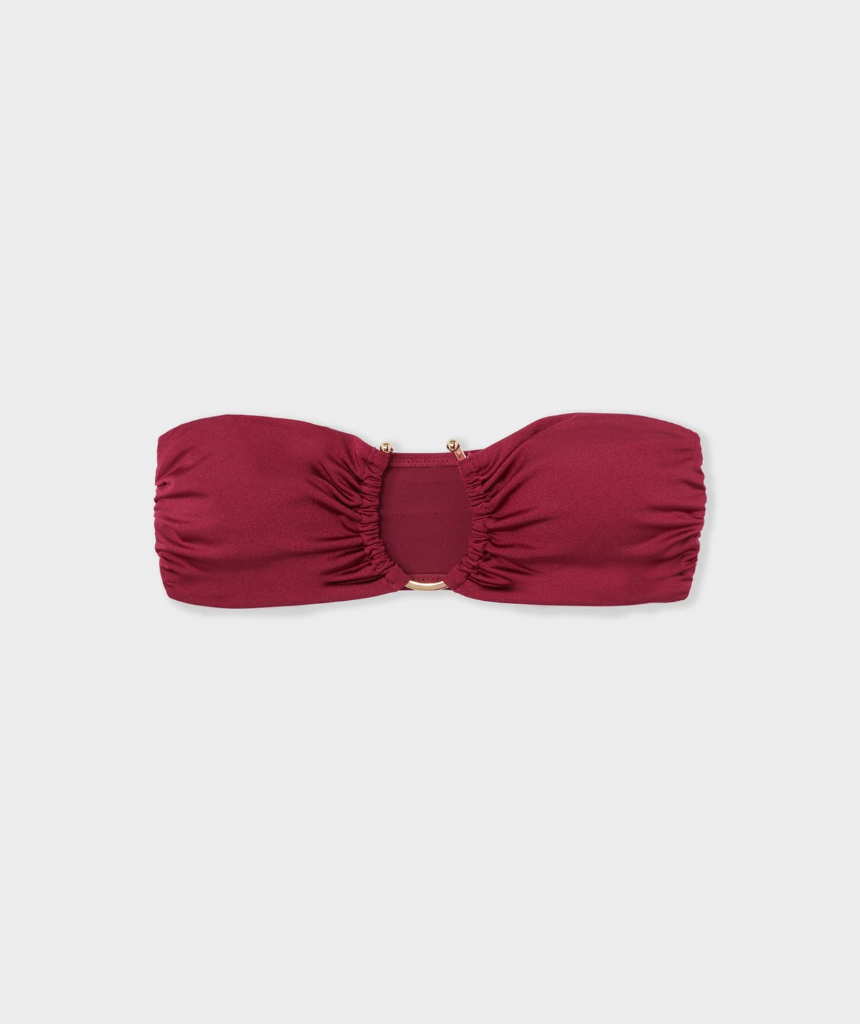 Haut de maillot de bain bandeau avec détail anneau - Image 5