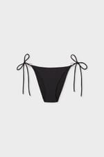 Bas de maillot de bain bikini brésilien à nouer avec détail bijou - Miniature 6