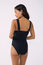 Maillot de bain 1 pièce menstruel avec pads amovibles - Flux léger - Miniature 3