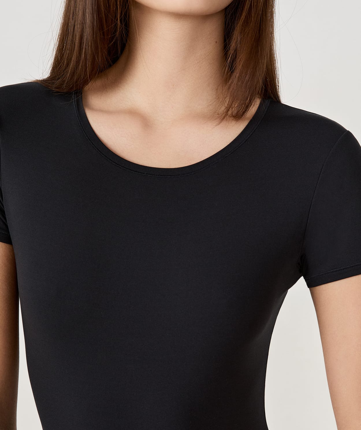 Body manches courtes en microfibre - Image 4