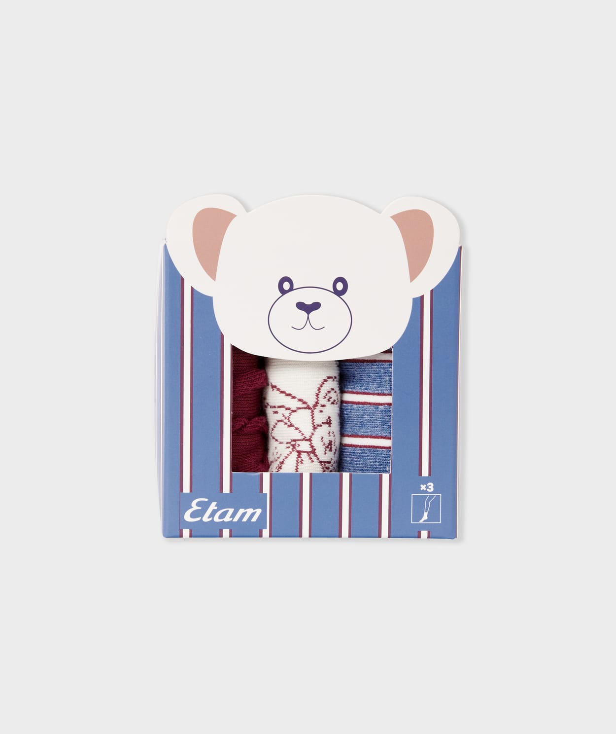 Chaussettes côtelées à motifs - Image 6