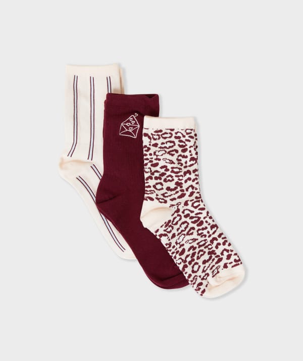 GALIKA - Chaussettes à motifs avec coton