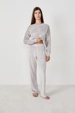 Pantalon de pyjama en velours - Miniature 3