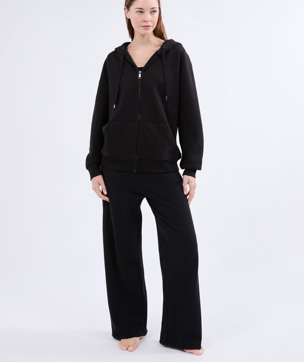 Veste pull à manches longues avec capuche - Image 3