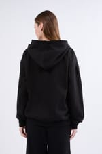 Veste pull à manches longues avec capuche - Miniature 2