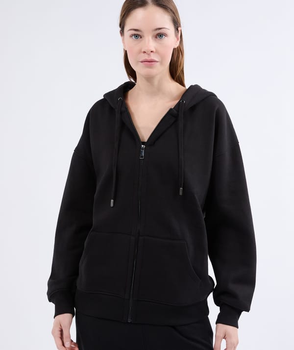 GLENN - Veste pull à manches longues avec capuche