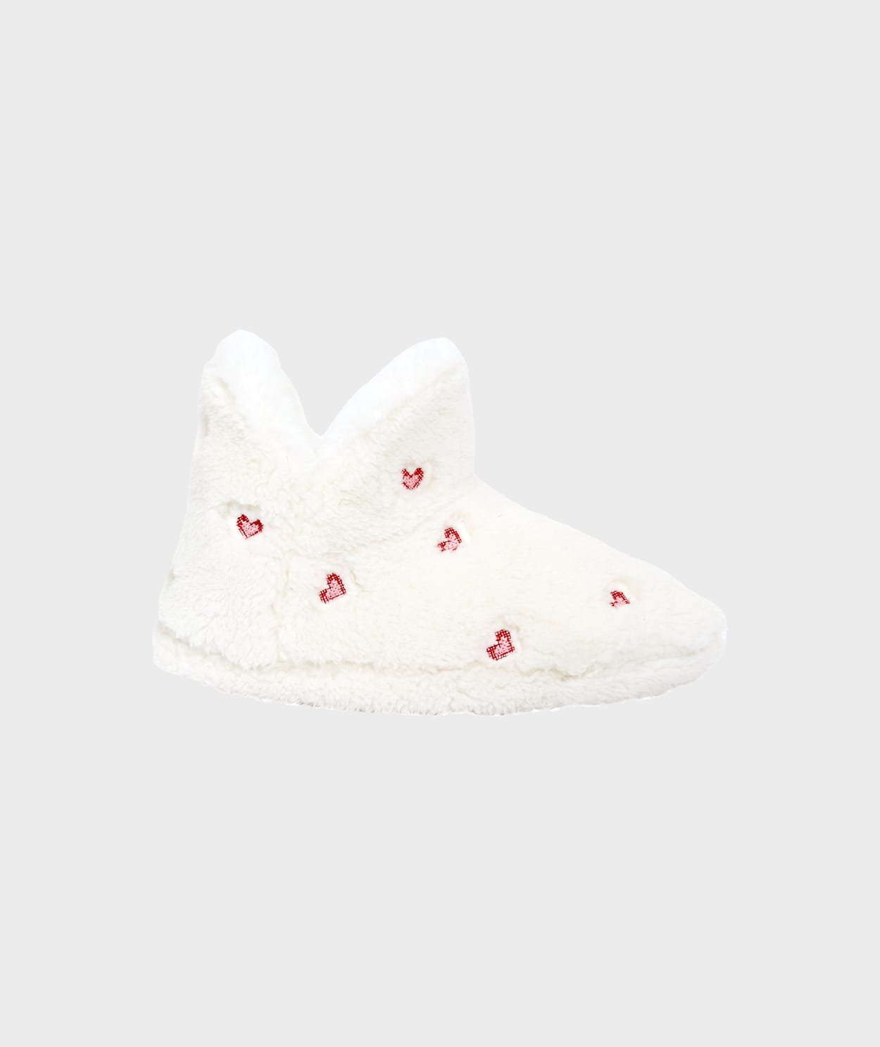 Chaussons bottines à motifs coeurs - Image 2