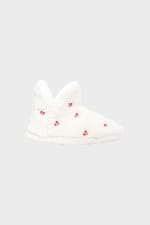 Chaussons bottines à motifs coeurs - Miniature 2