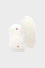 Chaussons bottines à motifs coeurs - Miniature 4