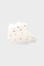 Chaussons bottines à motifs coeurs - Miniature 1