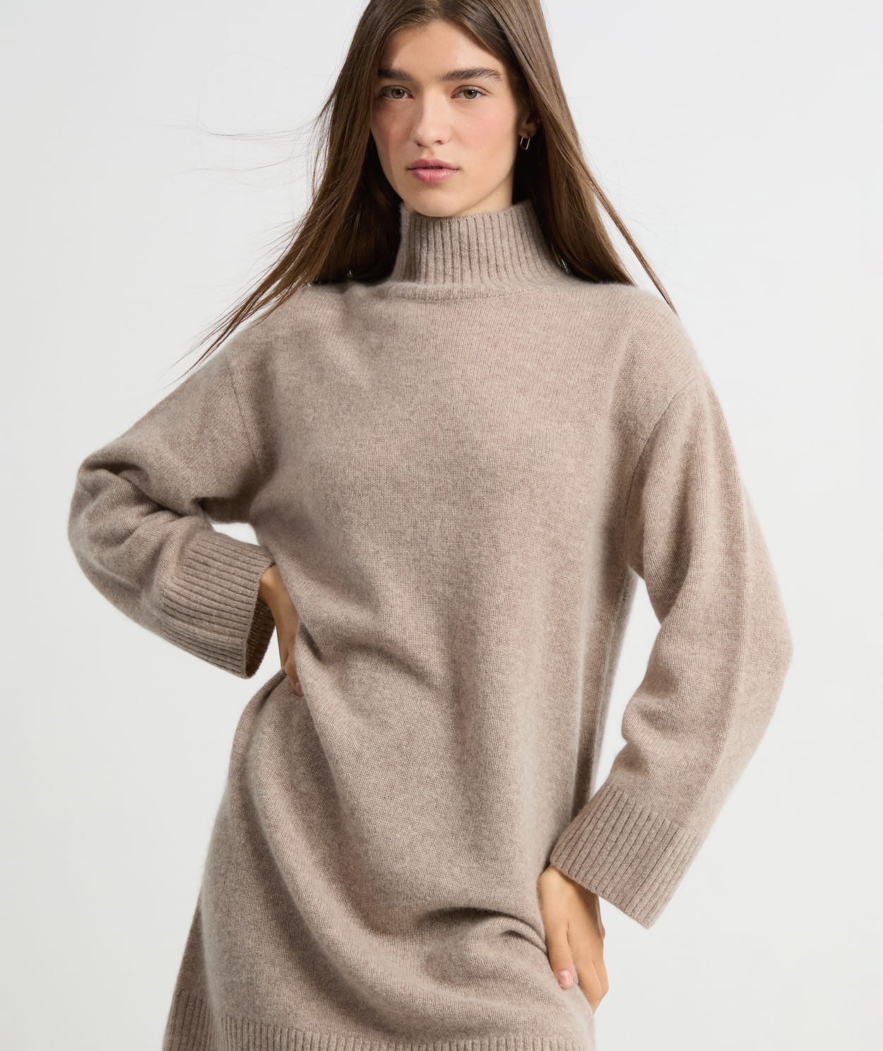 Robe courte en cachemire - Image 1