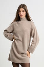 Robe courte en cachemire - Miniature 1