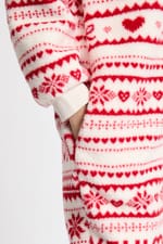 Combinaison de pyjama à motifs avec capuche - Miniature 4