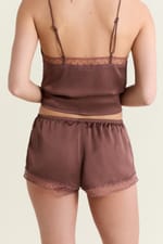 Short de pyjama satiné - Miniature 2