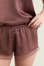 Short de pyjama satiné - Miniature 5