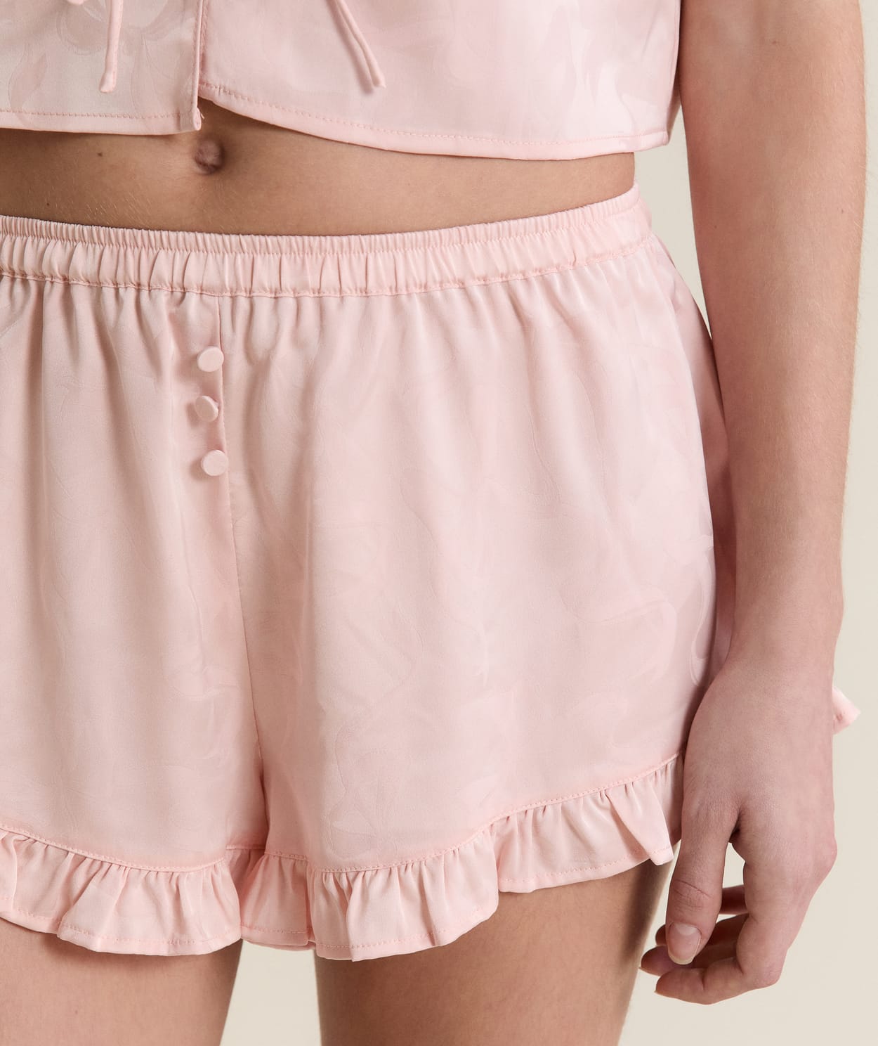 Short de pyjama satiné - Image 5