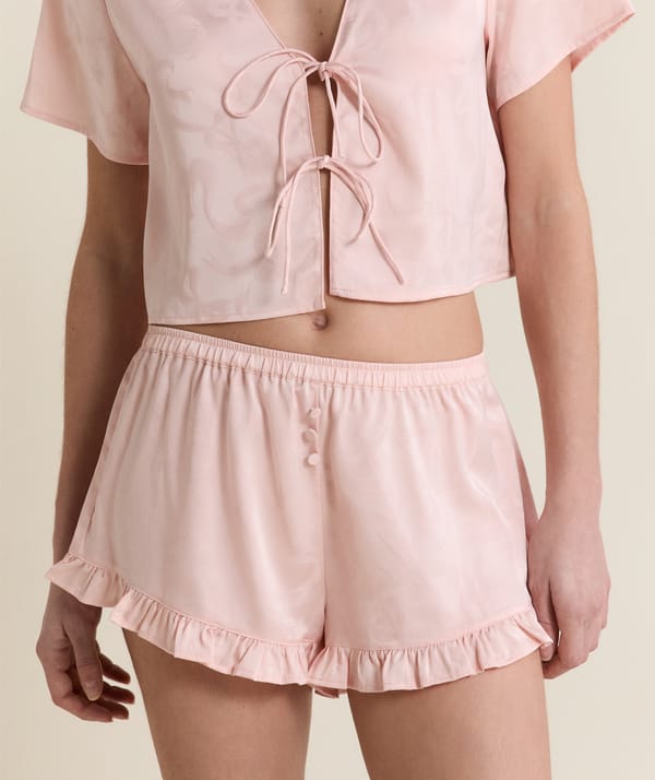 SPIREE - Short de pyjama satiné