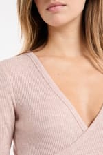 Body manches longues cache-coeur - Miniature 4