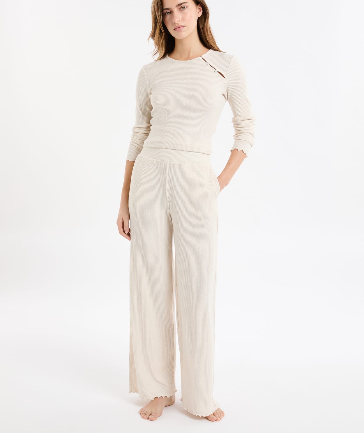 Pantalon de pyjama côtelé - Image 3