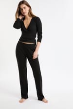 Pantalon de pyjama droit - Miniature 4