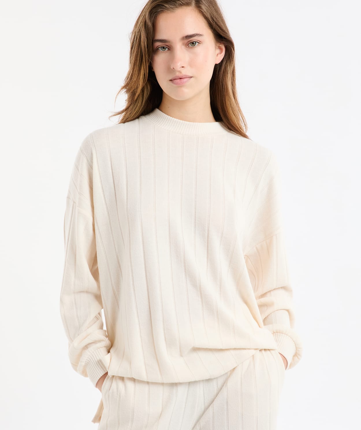 Sweatshirt de pyjama col rond - Image 1