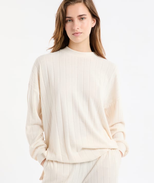 JOSKA - Sweatshirt de pyjama col rond