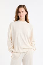 Sweatshirt de pyjama col rond - Miniature 1