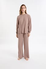 Sweatshirt de pyjama col rond - Miniature 3