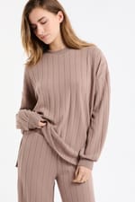 Sweatshirt de pyjama col rond - Miniature 4