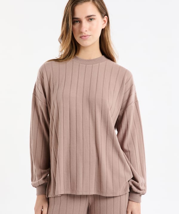 JOSKA - Sweatshirt de pyjama col rond