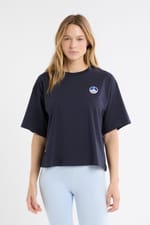 T-shirt de pyjama en coton à motif - Miniature 1