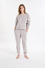 Pantalon de pyjama taille élastiquée - Miniature 3