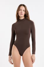 Body manches longues col montant - Miniature 1