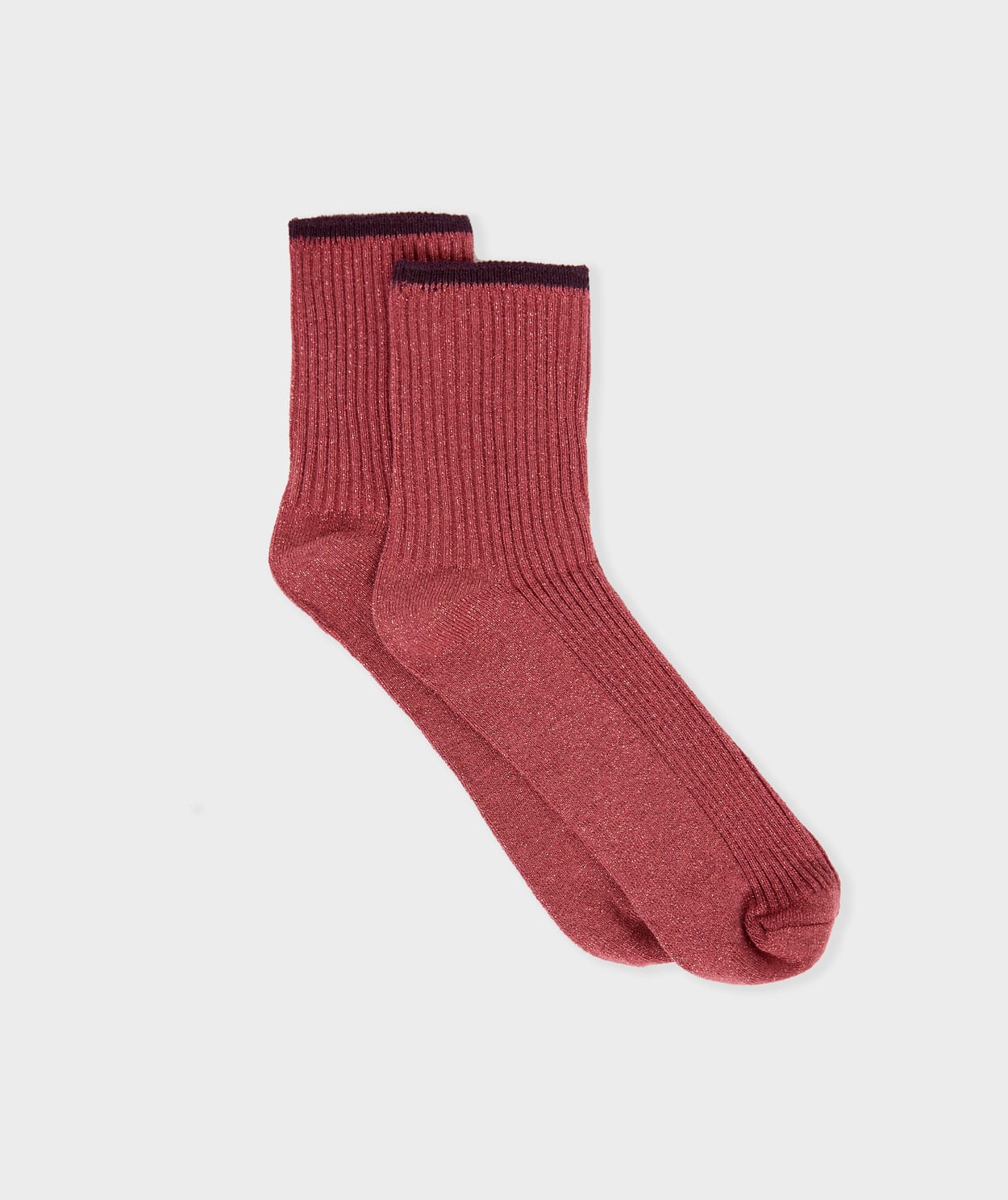 Chaussettes brillantes avec coton - Image 3