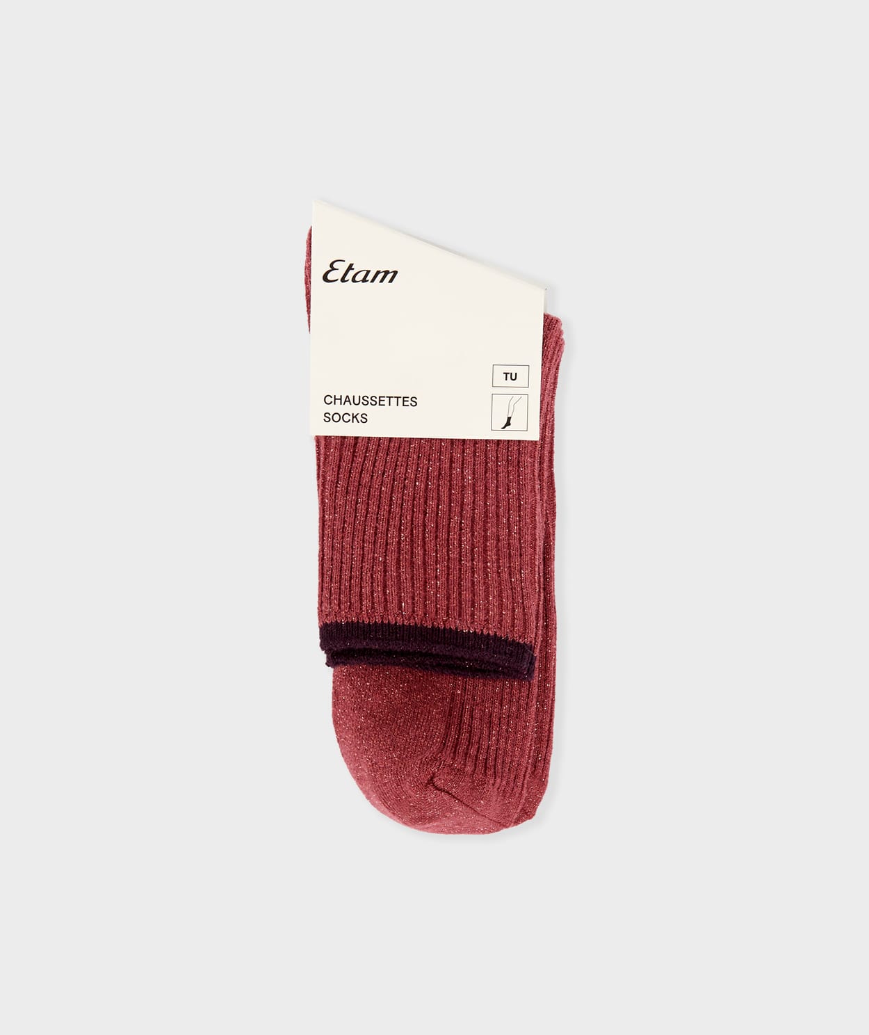 Chaussettes brillantes avec coton - Image 4