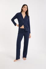 Pantalon de pyjama avec coton - Miniature 3