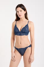 Soutien-gorge triangle en dentelle - Miniature 3