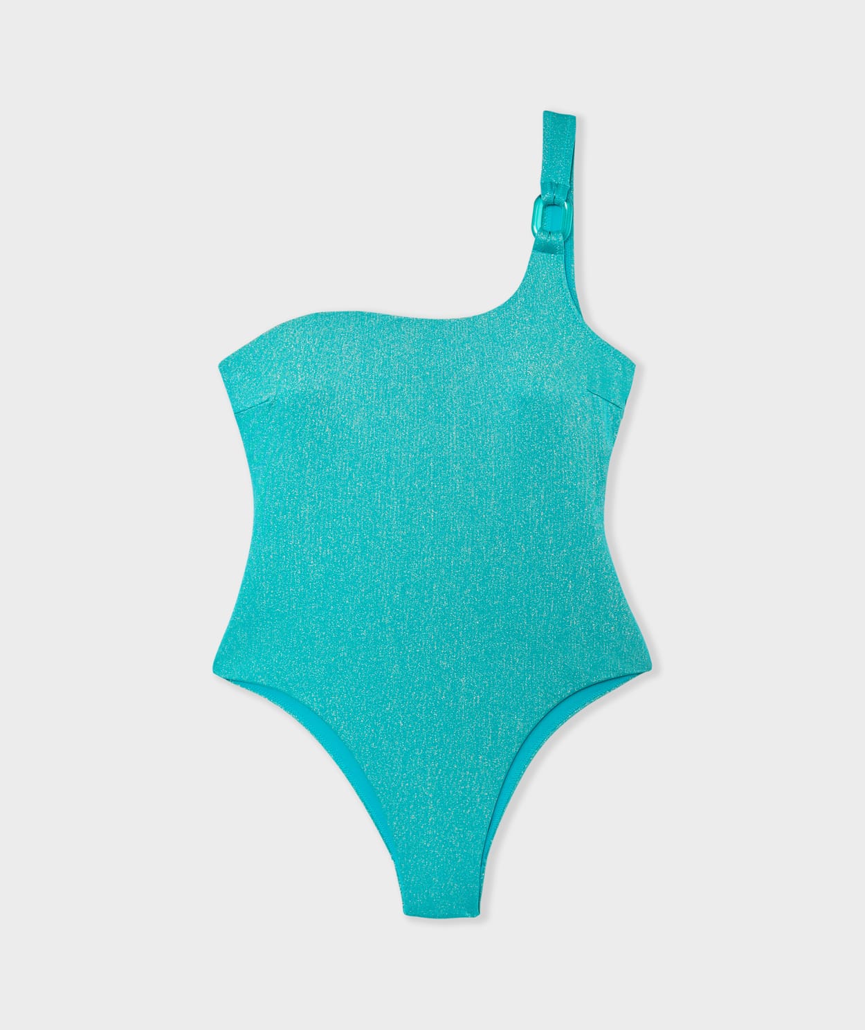 Maillot de bain 1 pièce asymétrique pailleté - Image 6