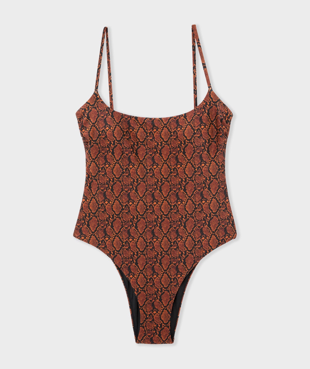 Maillot de bain 1 pièce à imprimé python et détail bijou - Image 6