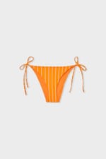 Bas de maillot de bain bikini à nouer à rayures - Miniature 6