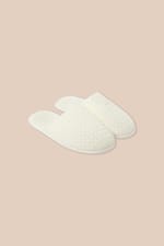 Chaussons mules avec coton nid d'abeille - Miniature 1