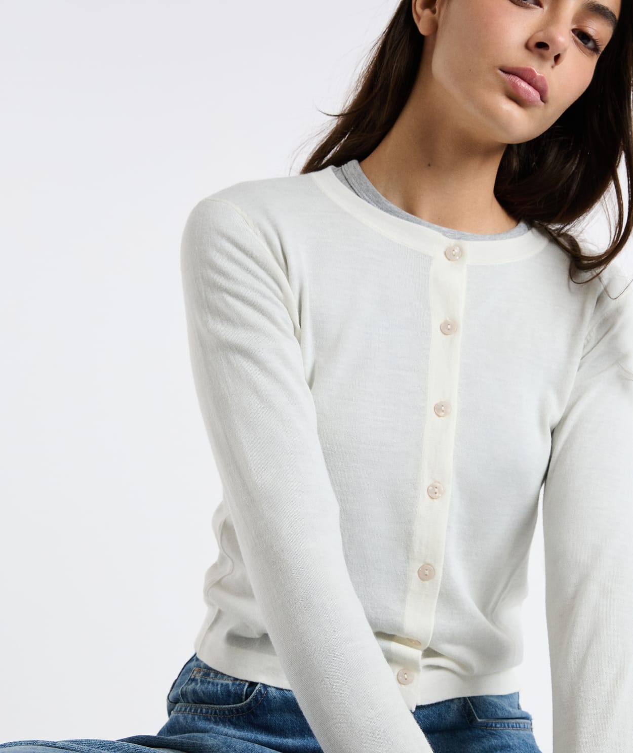 Cardigan 100% laine - Image 1