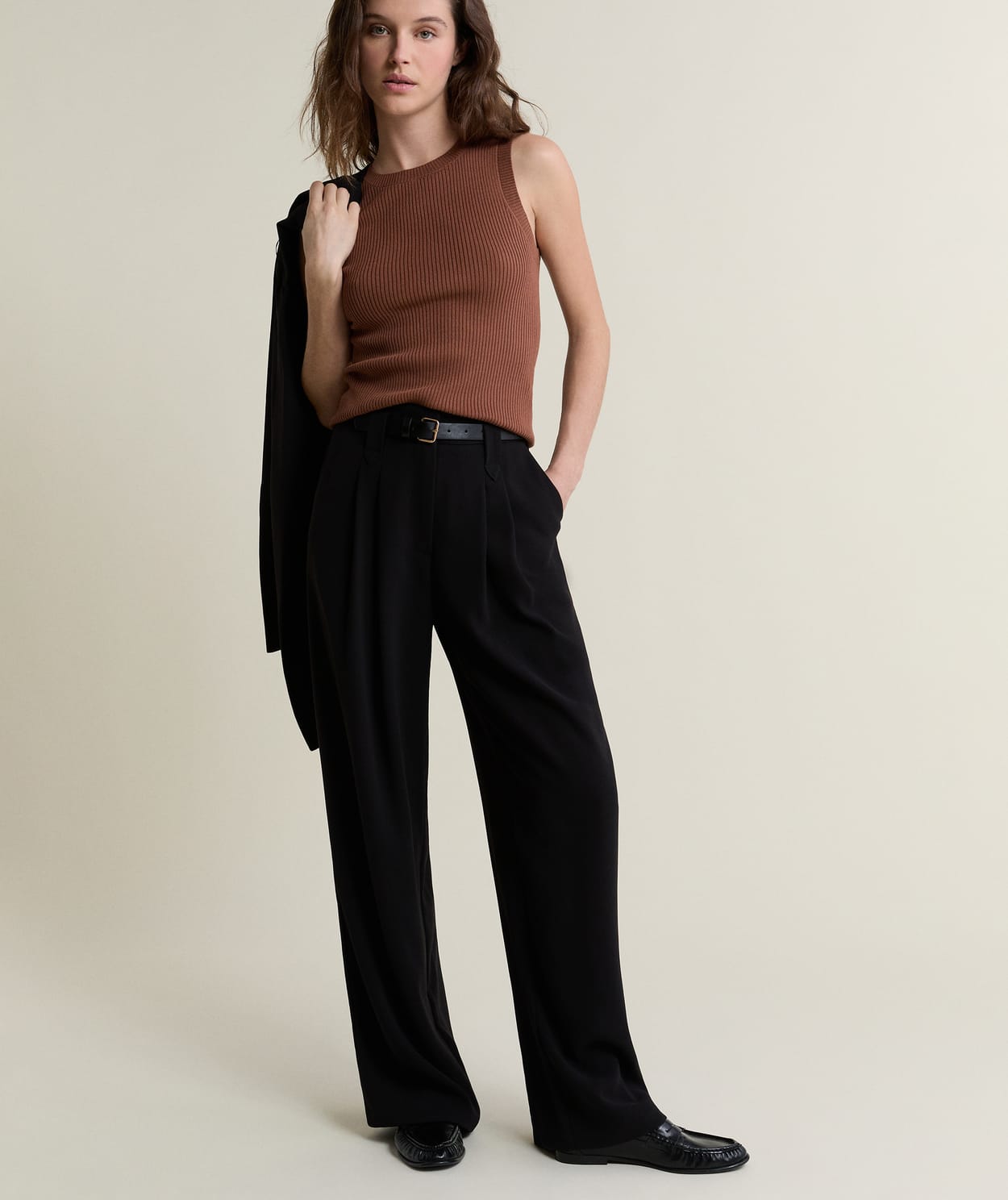 Débardeur en maille fine côtelée - Image 3